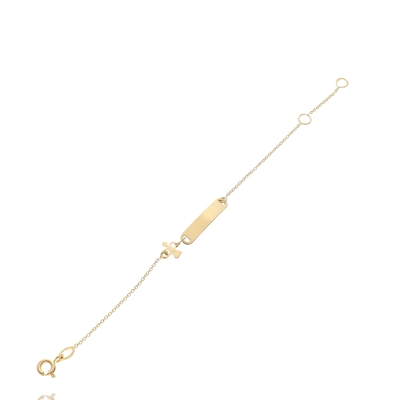 Arany gyermek angyal karkötő (07S001FAangyal)